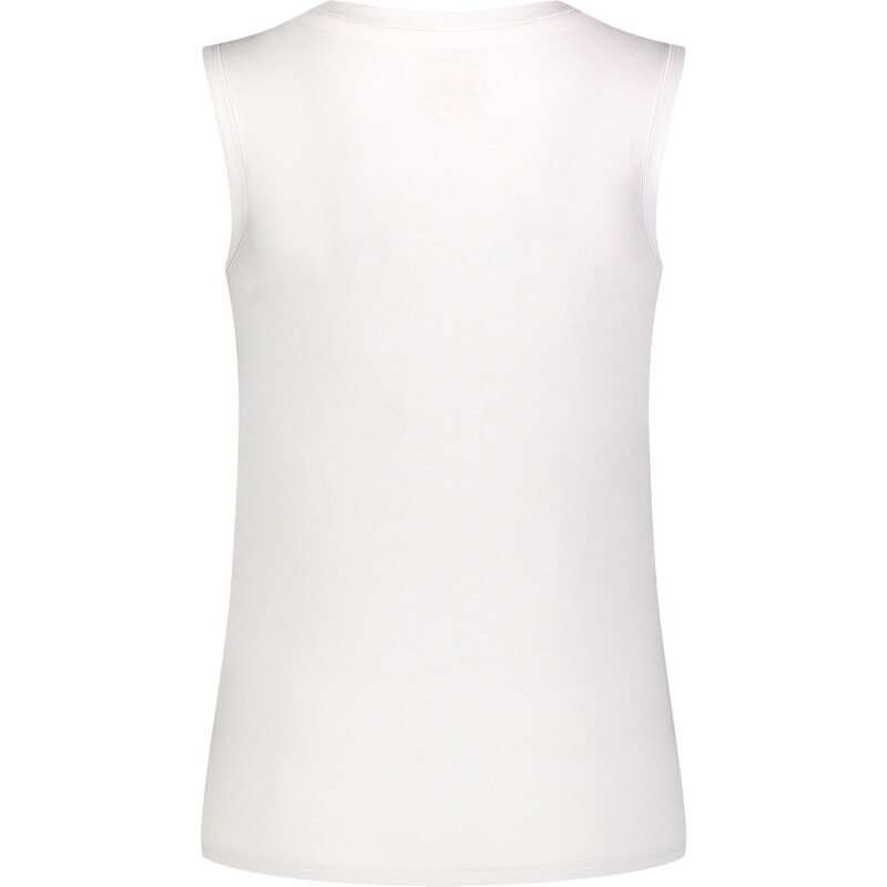 Nordblanc Bílé dámské bavlněné tílko TANKTOP