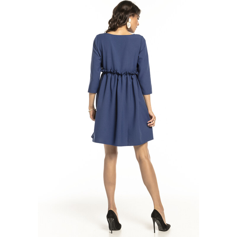 Tessita Woman's Dress T284 4 Navy Blue