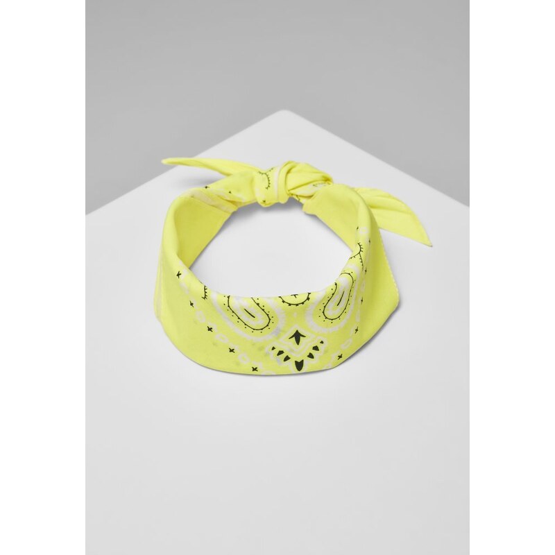 URBAN CLASSICS Bandana - neonyellow