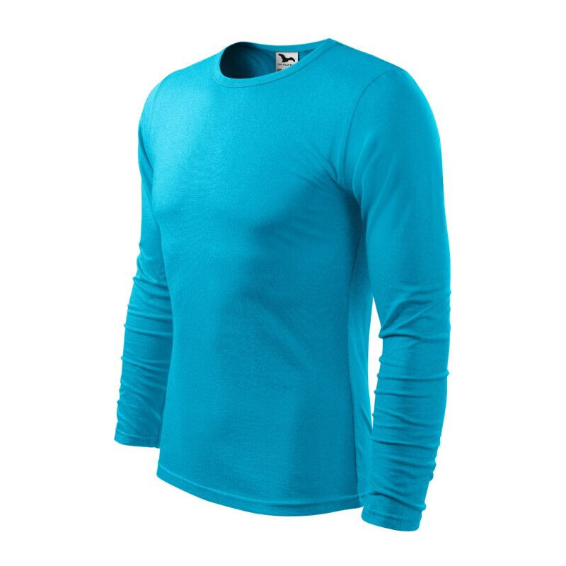 Malfini Fit-T LS M MLI-11944 tyrkysové tričko