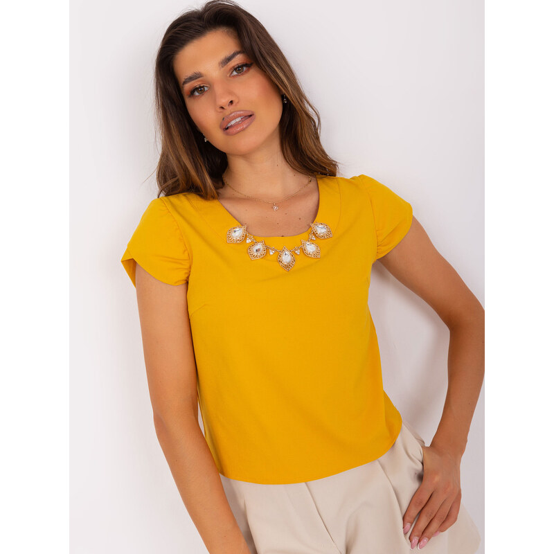 LAKERTA Blouse-LK-BZ-505783-2.01P-dark yellow