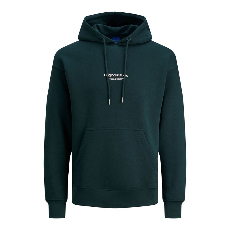 JACK & JONES Mikina JORVesterbro jedle / bílá