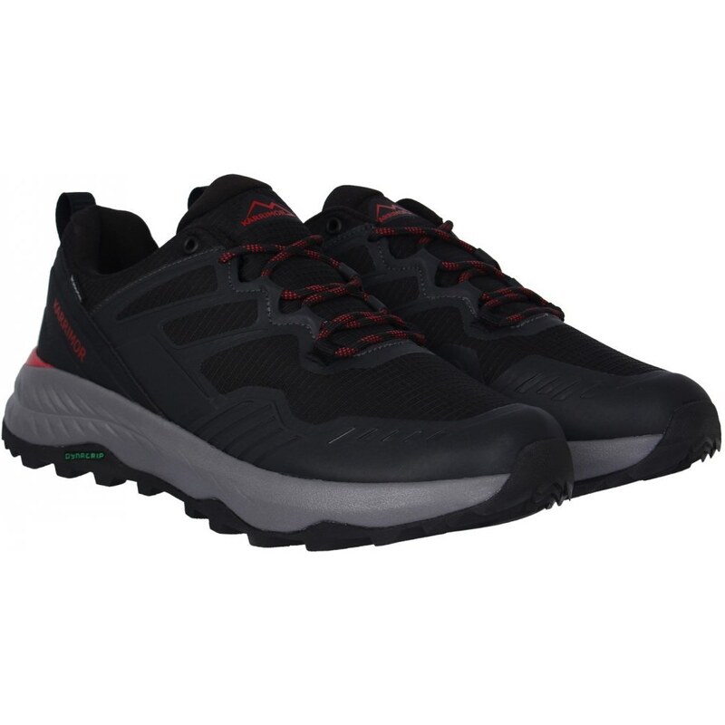 Karrimor Haraka Waterproof Mens Walking Shoes Char/Blk/Red