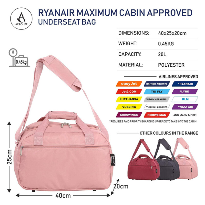 Aerolite 615 palubní taška Ryanair 40x20x25 cm