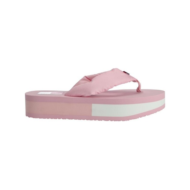 Tommy Hilfiger WEBBING MID BEACH SNDL NW STRP Dámské žabky
