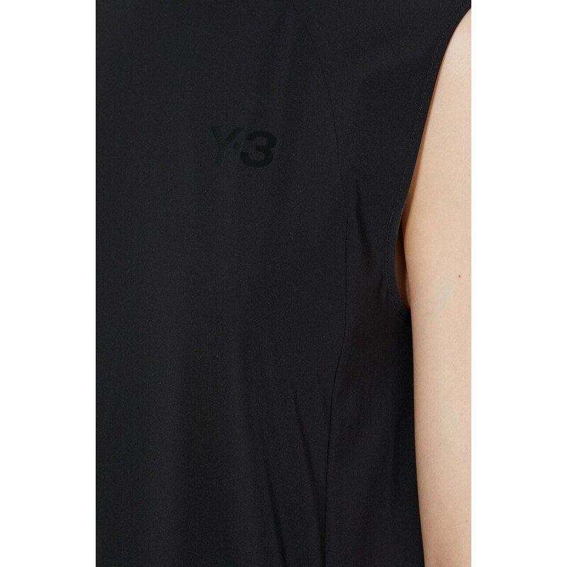 Y-3 Šaty adidas Originals černá barva, maxi, oversize, H63066-black