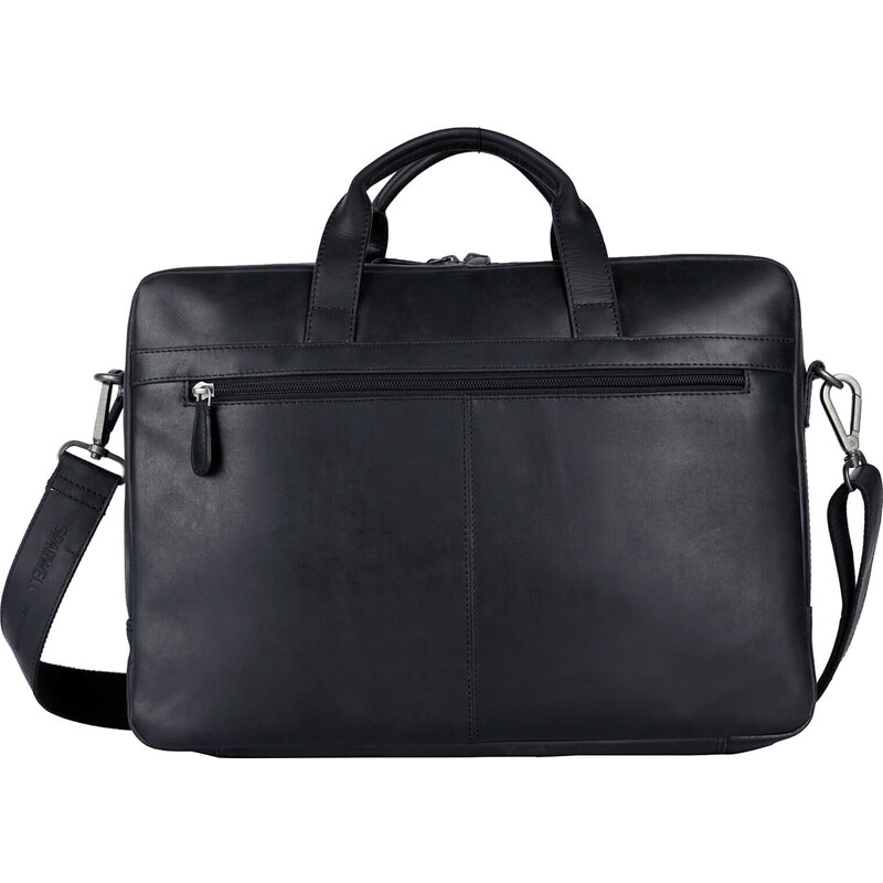 Pánská kožená taška na notebook Sparwell Osberg - černá