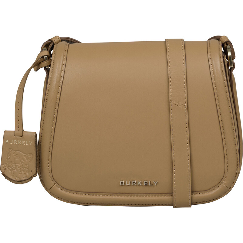 Dámská crossbody kožená kabelka Burkely Belouwe - světle hnědá 83647962
