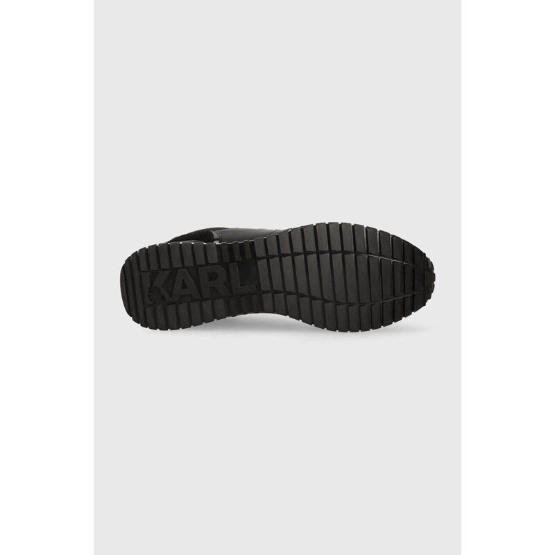 Sneakers boty Karl Lagerfeld Velocitor II černá barva, KL52933