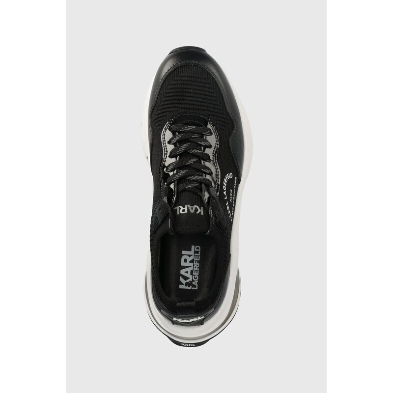 Sneakers boty Karl Lagerfeld LUX FINESSE černá barva, KL63138