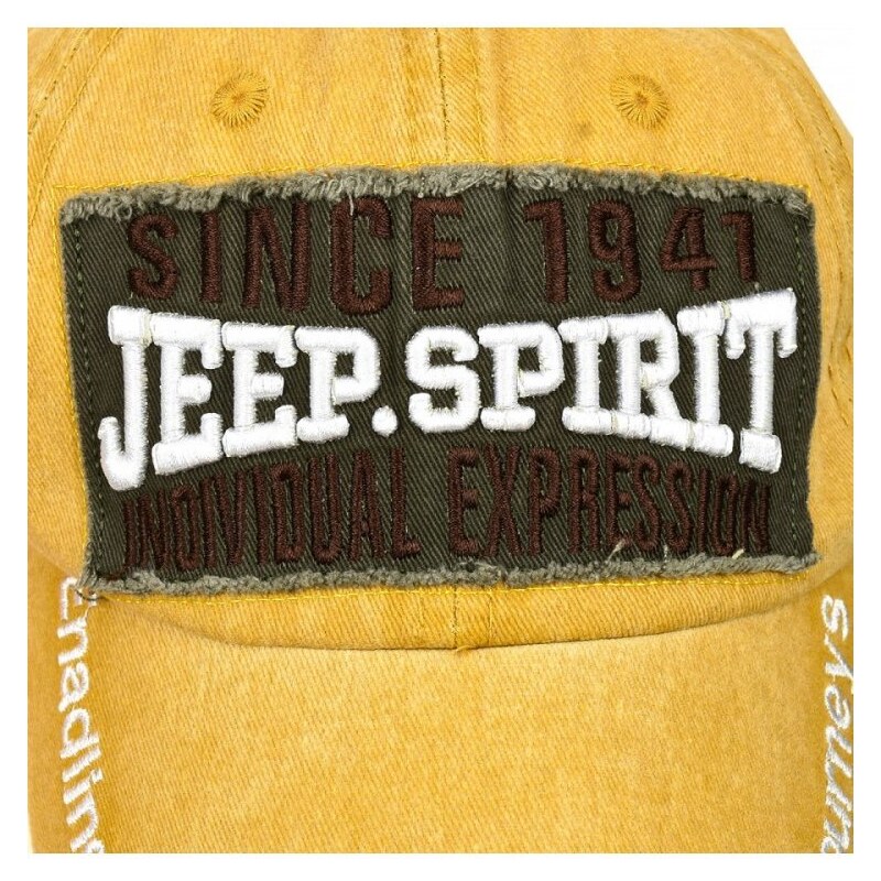 JORDAN Kšiltovka Jeep Spirit, žlutá