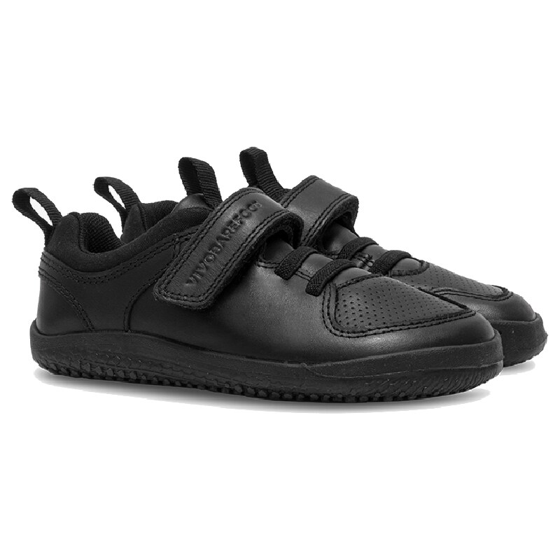 Vivobarefoot PRIMUS LUDO SCHOOL KIDS OBSIDIAN - 30