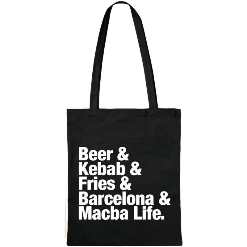 TAŠKA MACBA LIFE & Logo Tote - černá - 100406256