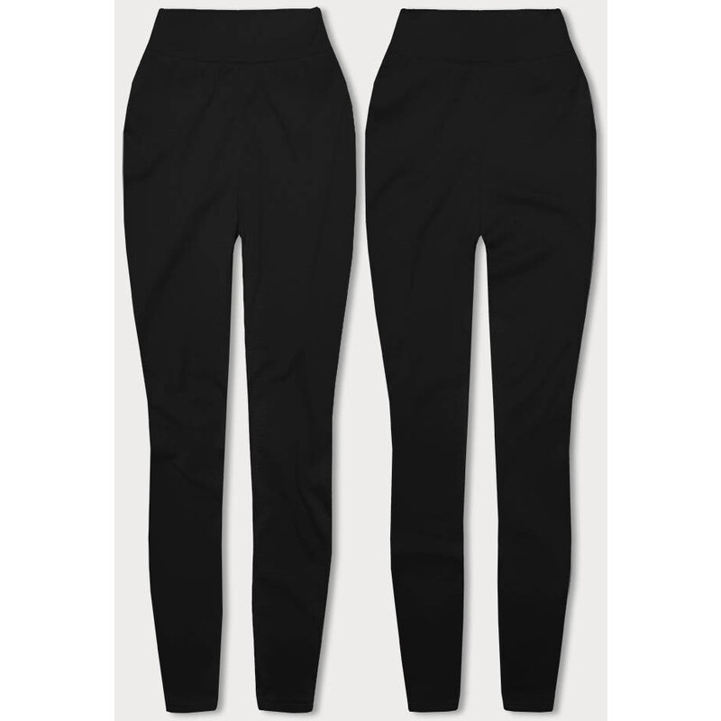 J.STYLE Silné bavlněné legíny černé (YW003)