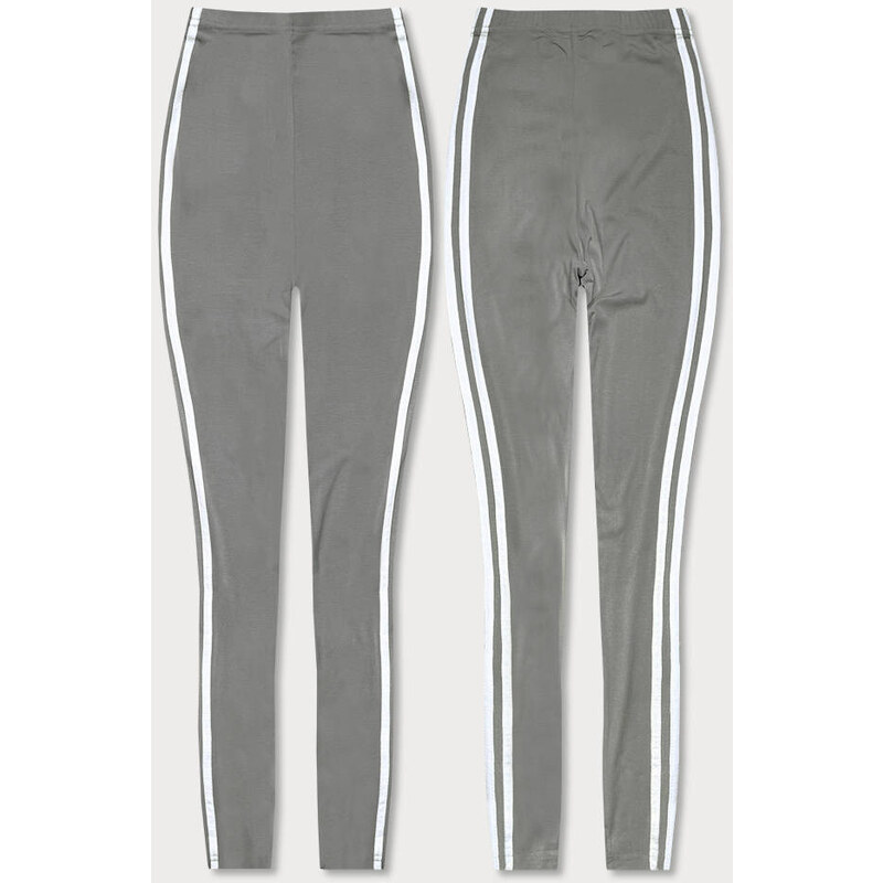 J.STYLE Bavlněné legíny šedé (YW01049-3) 83659851