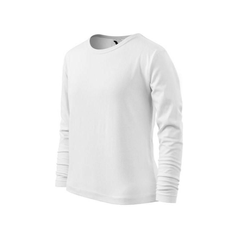 Tričko Malfini Fit-T LS Jr MLI-12100 bílá