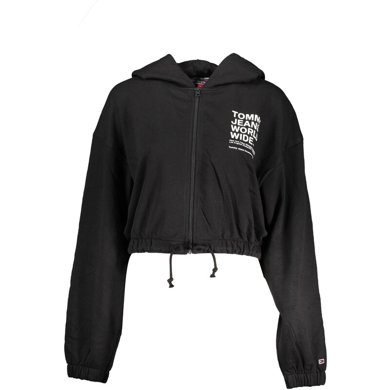 Černá mMikina Tommy Hilfiger na zip