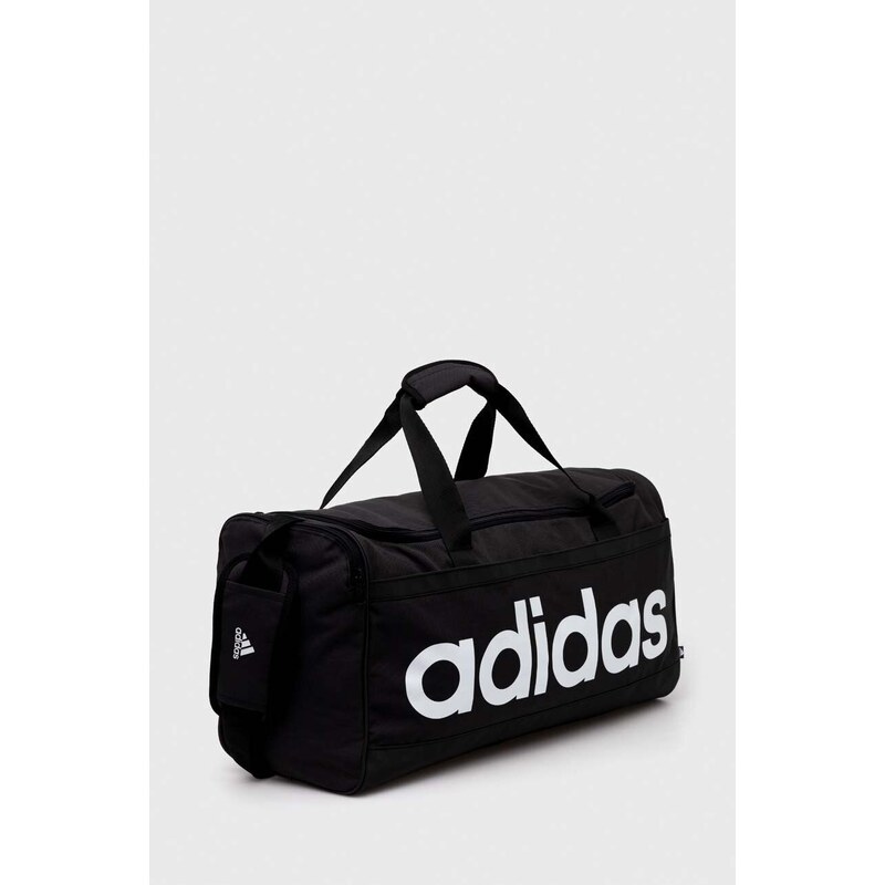 Sportovní taška adidas Performance Essentials Linear Medium černá barva, HT4743