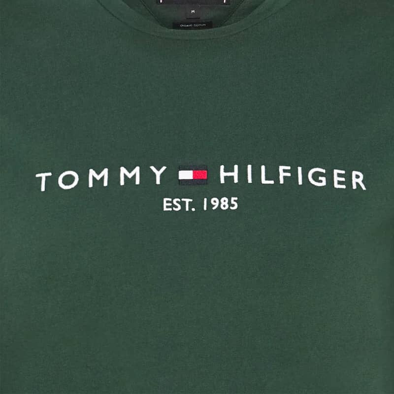 Pánské zelené triko Tommy Hilfiger 22354