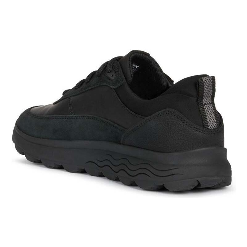Kožené sneakers boty Geox U SPHERICA E černá barva, U16BYE 08522 C9997