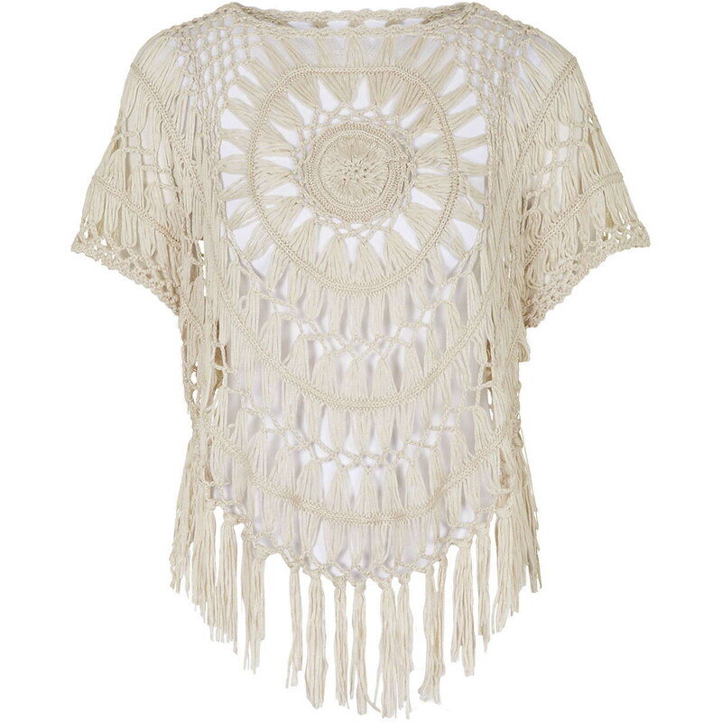 Topshop **Crochet Knit Top by Glamorous