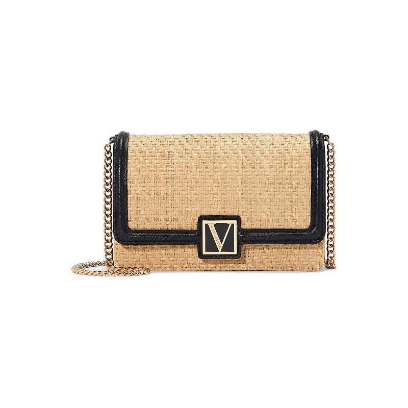 Victoria's Secret luxusní slaměná kabelka The Victoria Mini Crossbody Bag