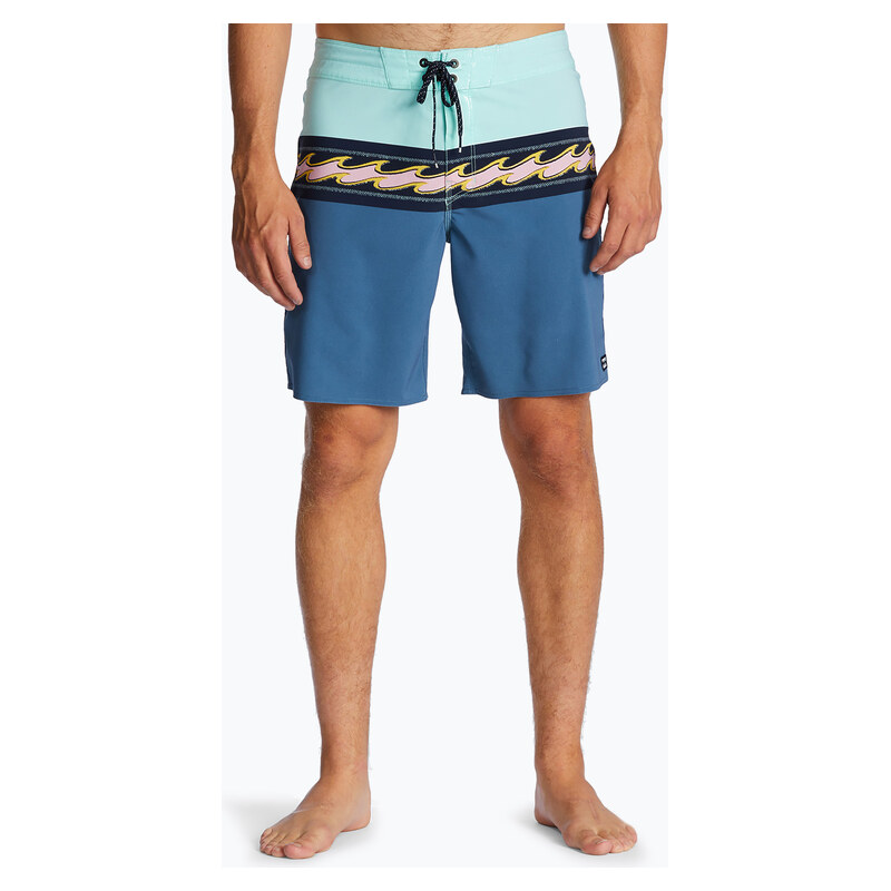 Pánské plavecké šortky Billabong Momentum Pro blue haze