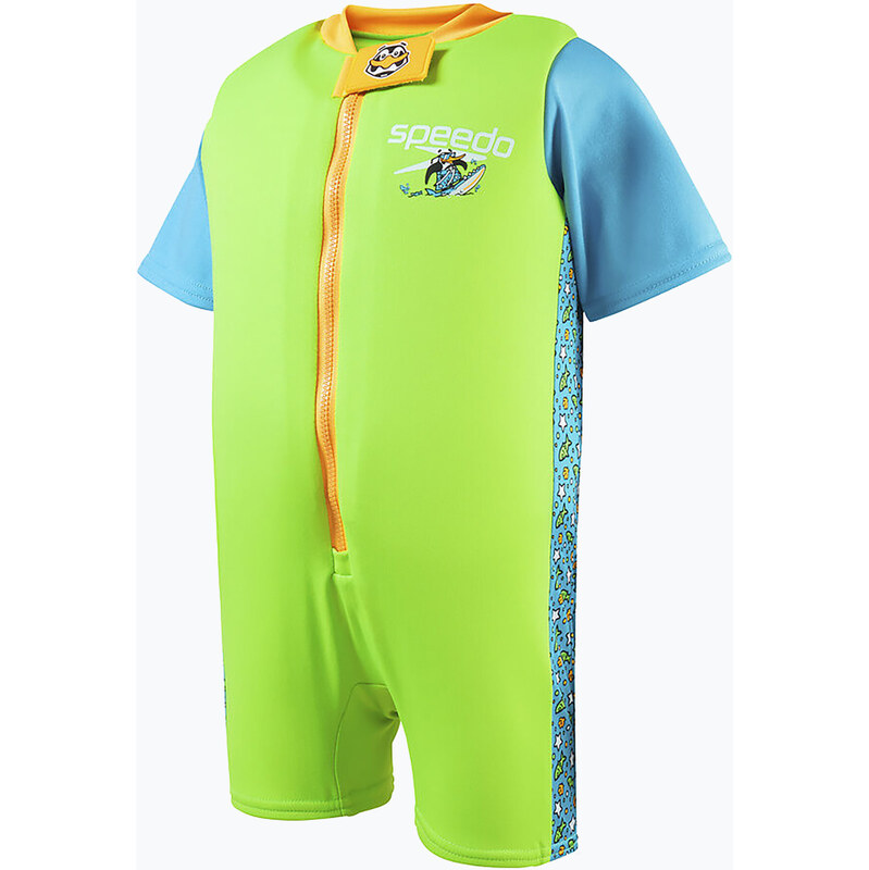 Dětský plovací oblek Speedo s potiskem Green 8-1225814682