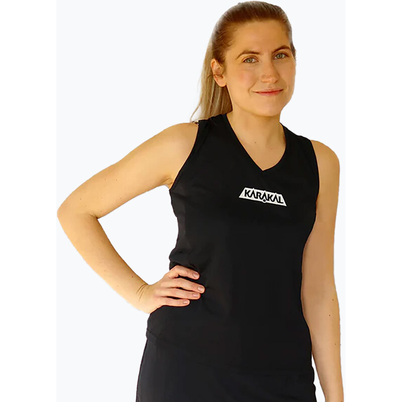 Dámské tenisové tričko Karakal Pro Tour Vest black KC5426