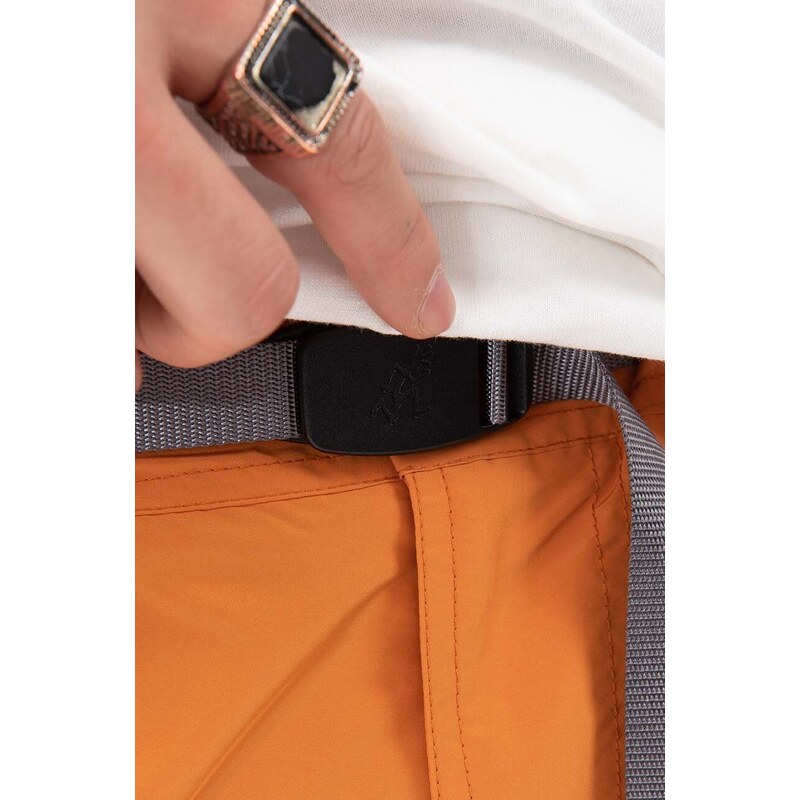 Bavlněné šortky Gramicci Shell Gear Shor oranžová barva, G2SM.P025-orange