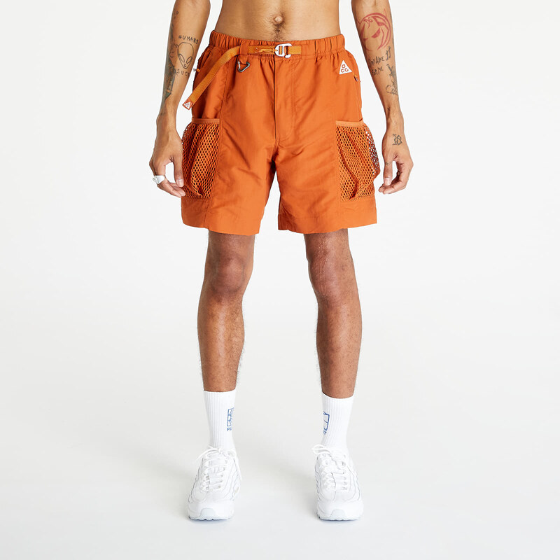 Pánské kraťasy Nike ACG Snowgrass Cargo Short Dark Russet/ Monarch/ Summit White