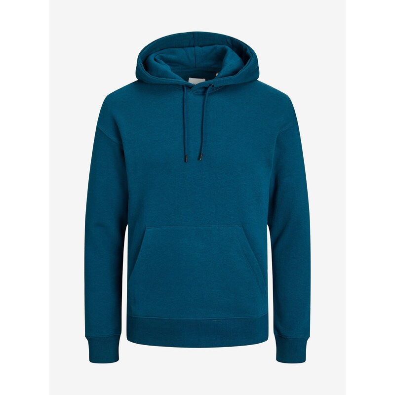 Modrá pánská basic mikina s kapucí Jack & Jones Star - Pánské