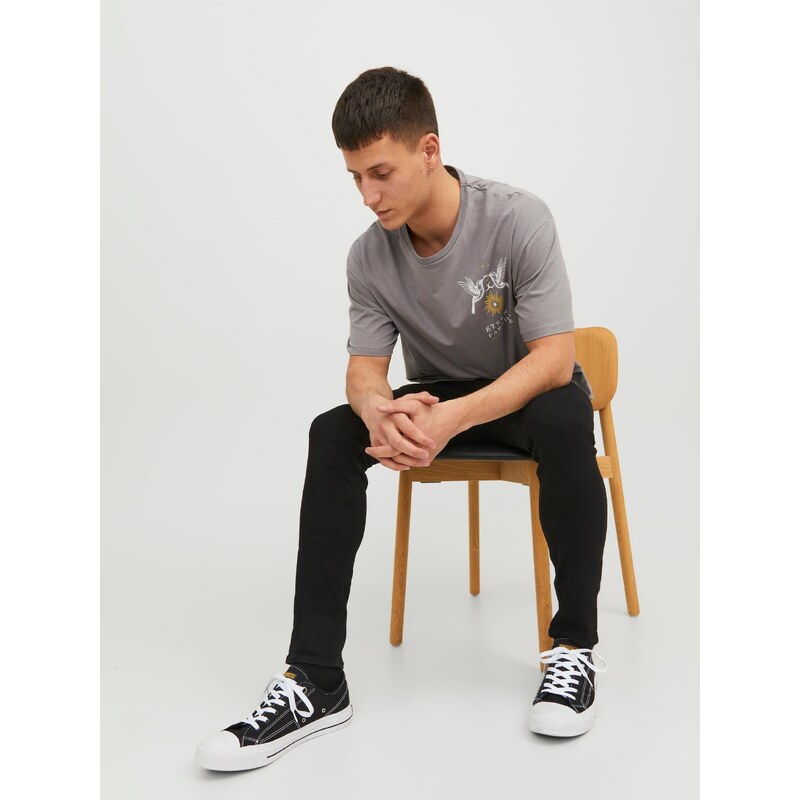 Černé pánské skinny fit džíny Jack & Jones Liam - Pánské