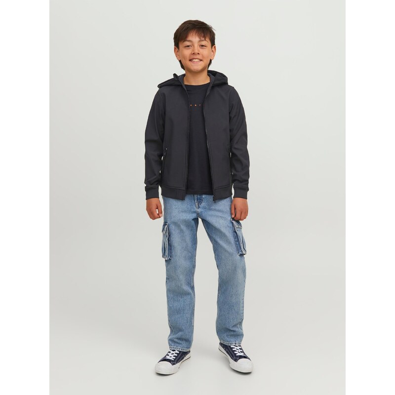 Černá klučičí softshellová bunda Jack & Jones Basic - Kluci