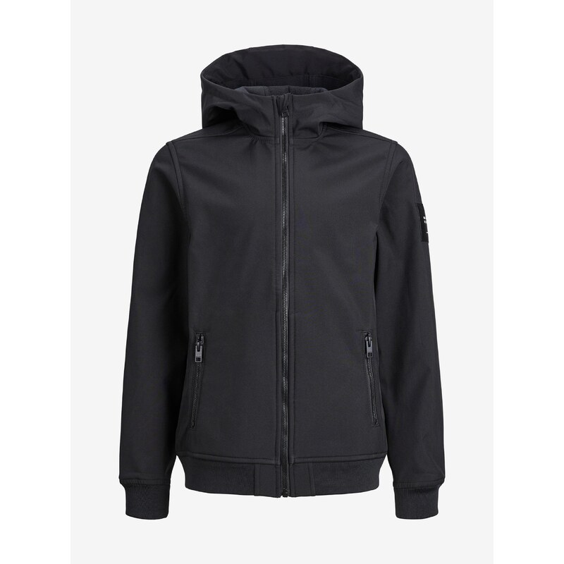 Černá klučičí softshellová bunda Jack & Jones Basic - Kluci