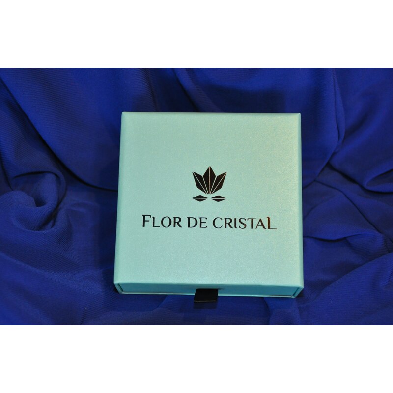 Flor de Cristal Náramek s krystaly Reyna červený