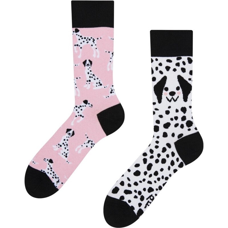 Veselé ponožky Dedoles Růžový dalmatýni (GMRS146)