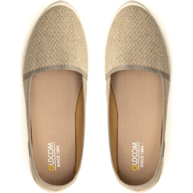 Oldcom Espadrilky Flax Len Béžové