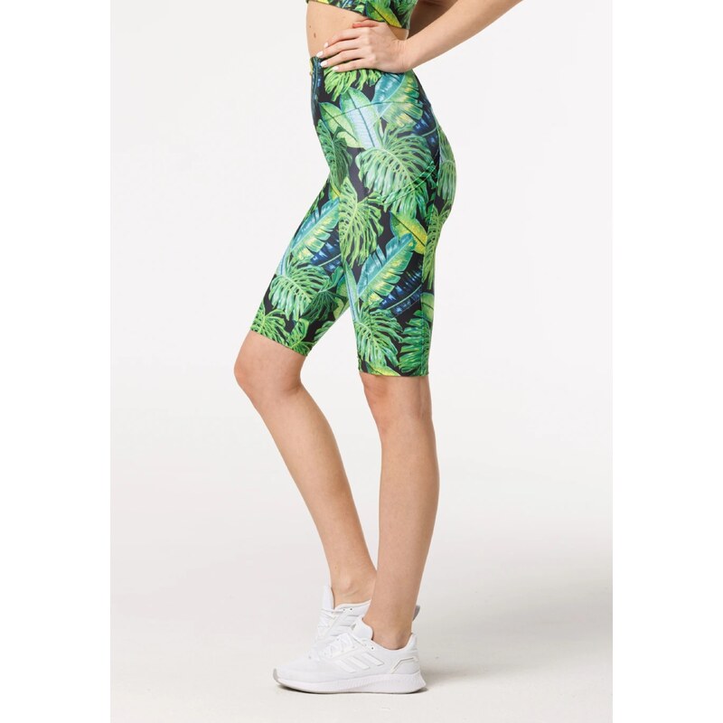 Bittersweet Paris Woman's Tropical Biker Shorts C-LPBS-Print BSP184