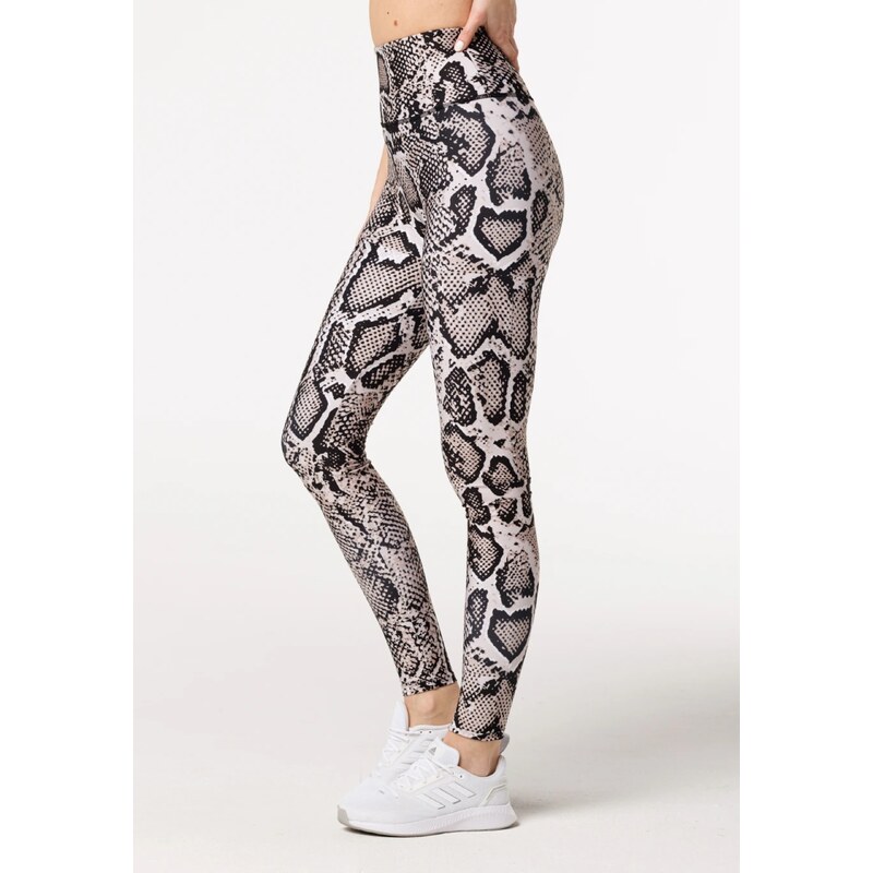 Bittersweet Paris Woman's Snake Skin High Waist Leggings CPW-HL-PR BSP273