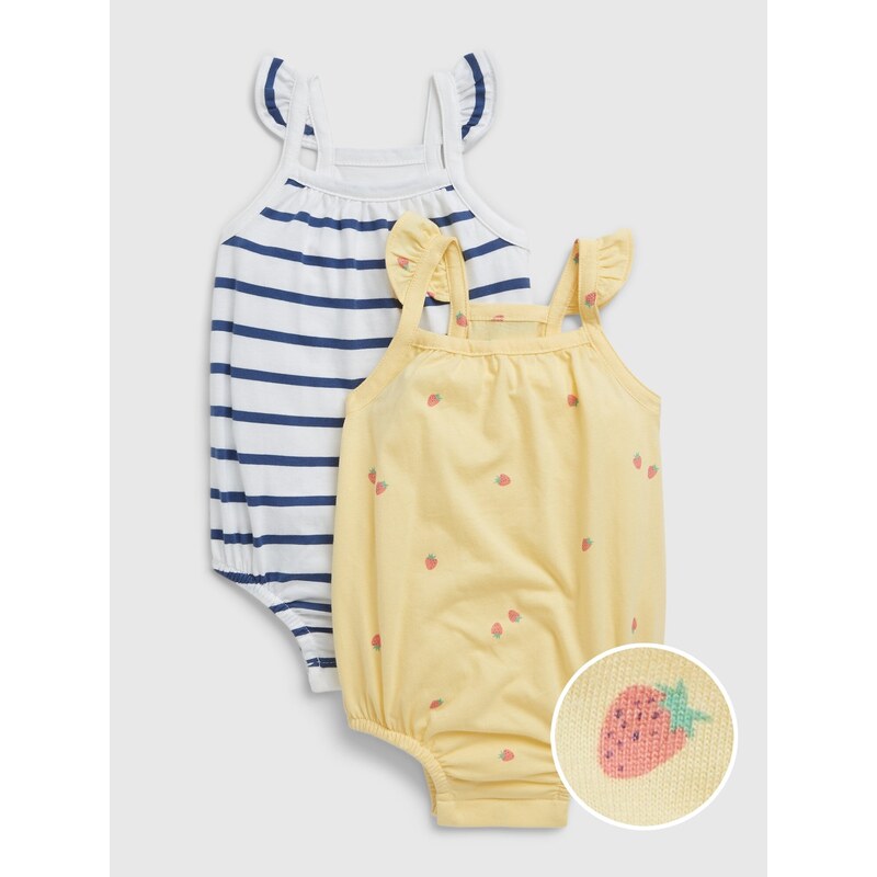 GAP Baby body z organické bavlny, 2 ks - Holky