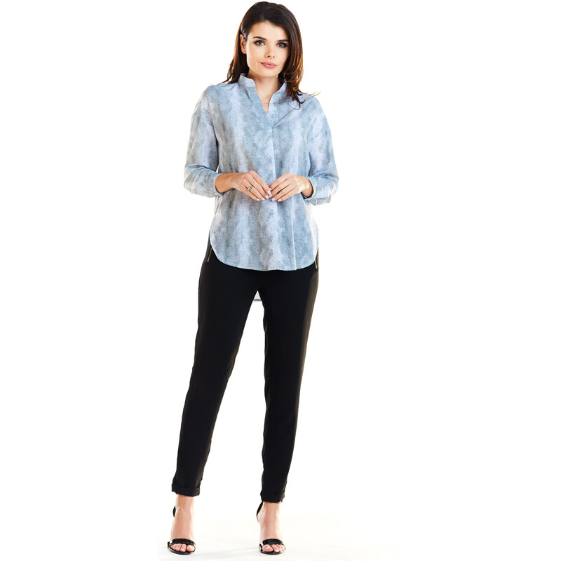 Awama Womans Blouse A261 Grey