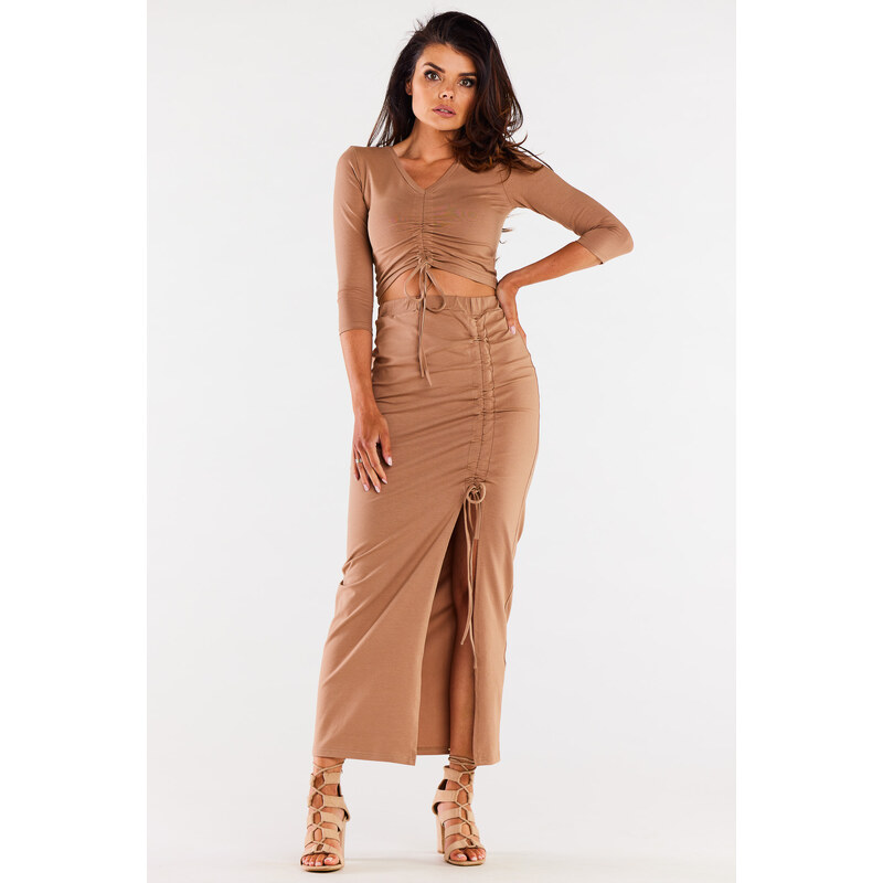 Infinite You Womans Skirt M305 Beige