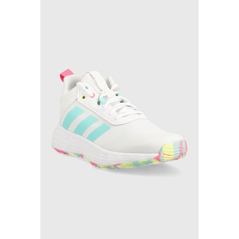 Dětské sneakers boty adidas Originals OWNTHEGAME 2.0 K bílá barva