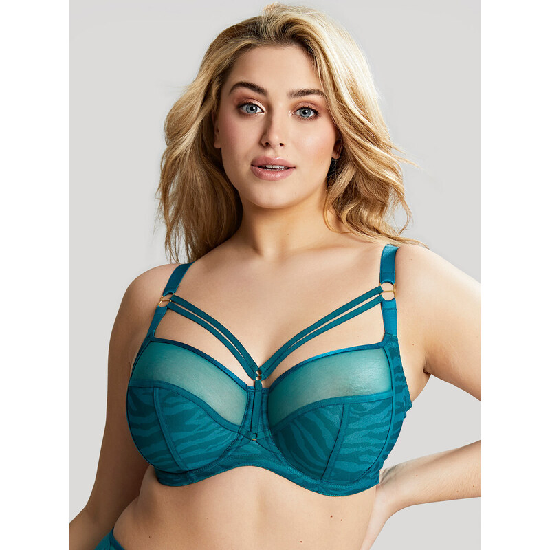 Sculptresse Dionne Full Cup teal animal 9695