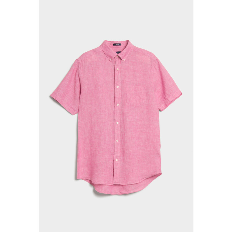 KOŠILE GANT REG LINEN SS SHIRT růžová L