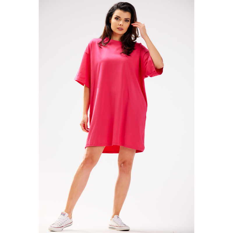 Infinite You Womans Dress M255 Fuchsia