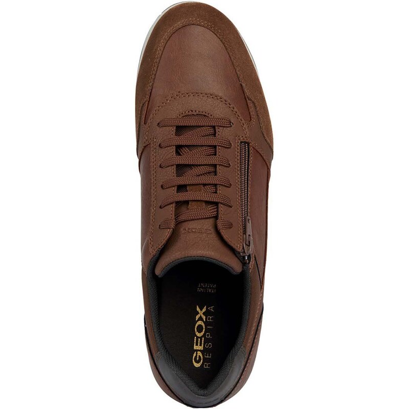 Kožené sneakers boty Geox U AVERY A hnědá barva, U35H5A 0PTEK C6001