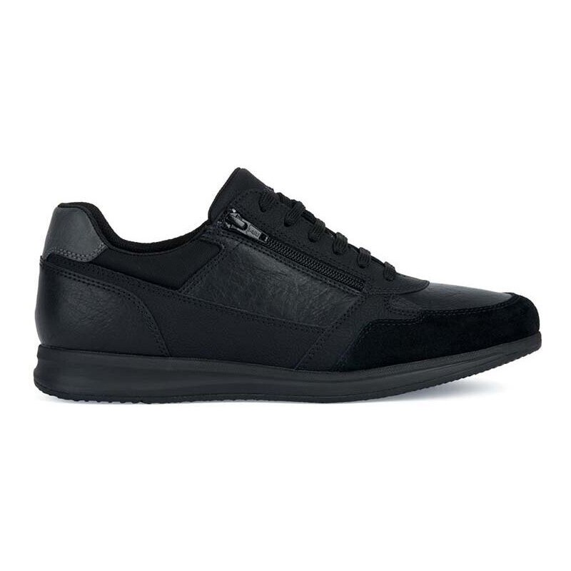 Kožené sneakers boty Geox U AVERY A černá barva, U35H5A 0PTEK C9997