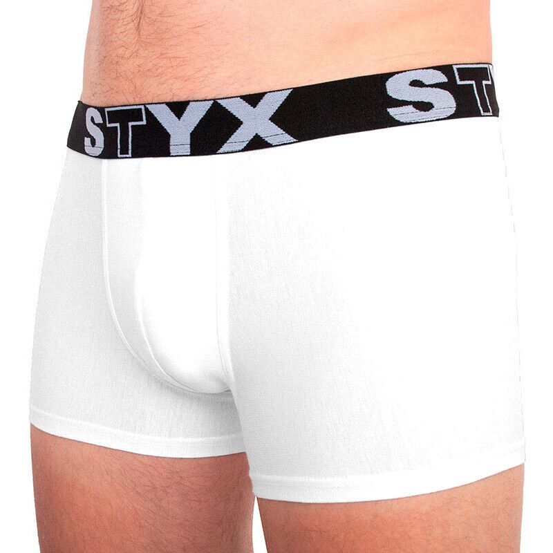 3PACK pánské boxerky Styx sportovní guma nadrozměr bílé (R10616161) 4